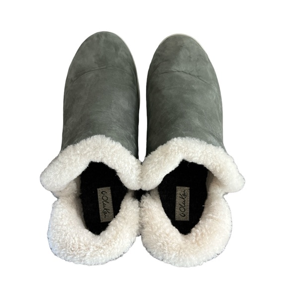 OluKai Malua Hulu Leather Sheepskin Lined Ankle Boots - Women’s size 9.5 - Picture 4 of 5